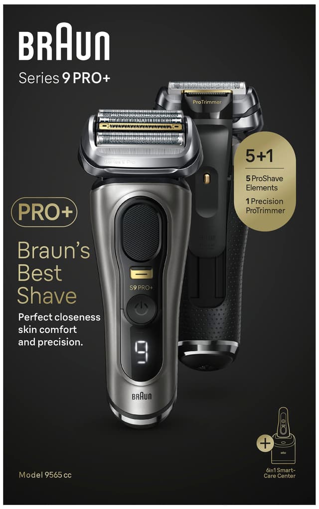 Braun Series 9 PRO+ barbermaskine 9565cc (graphite)
