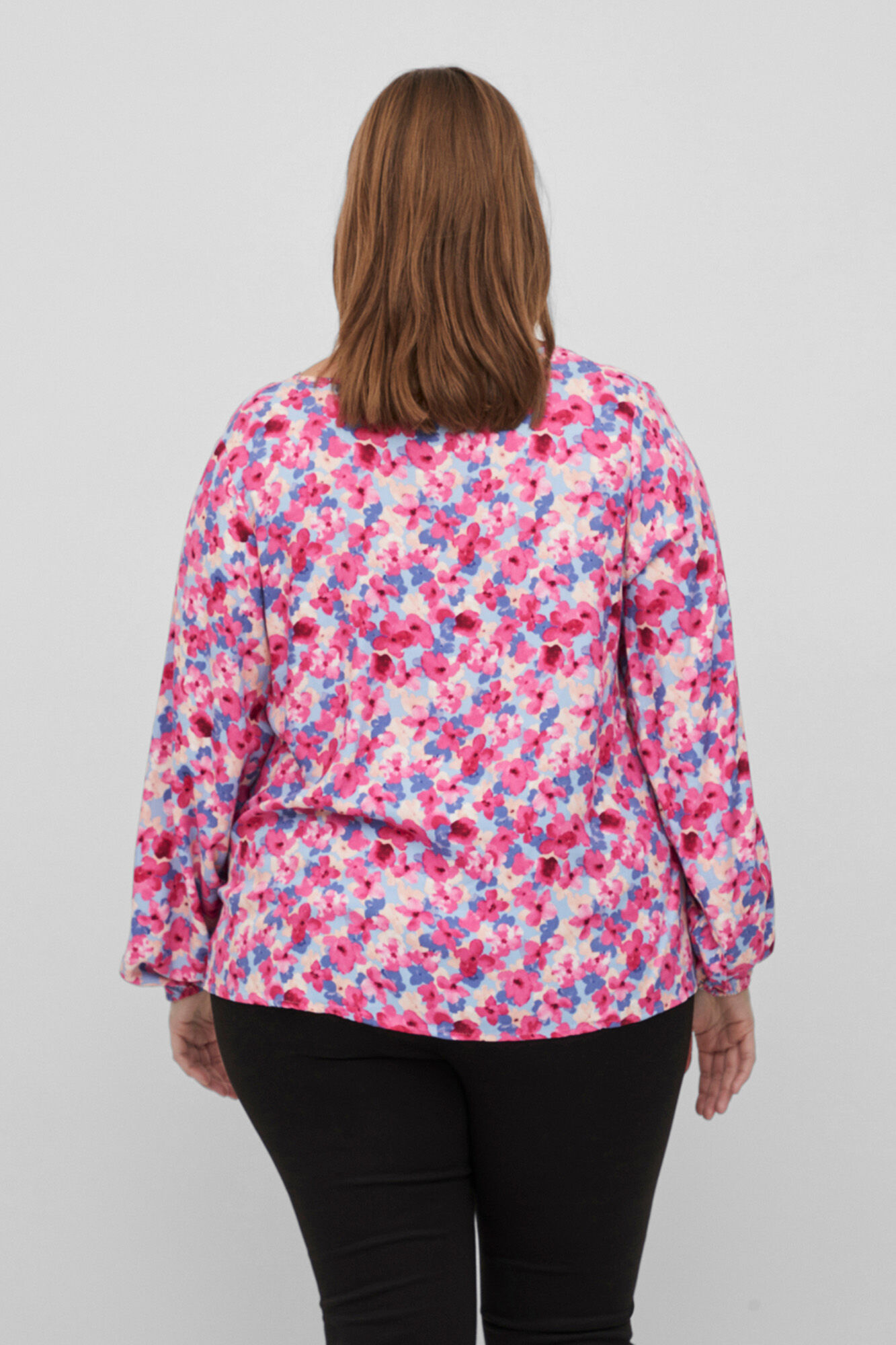 Blusa de manga comprida Evoked by Vila - Azul