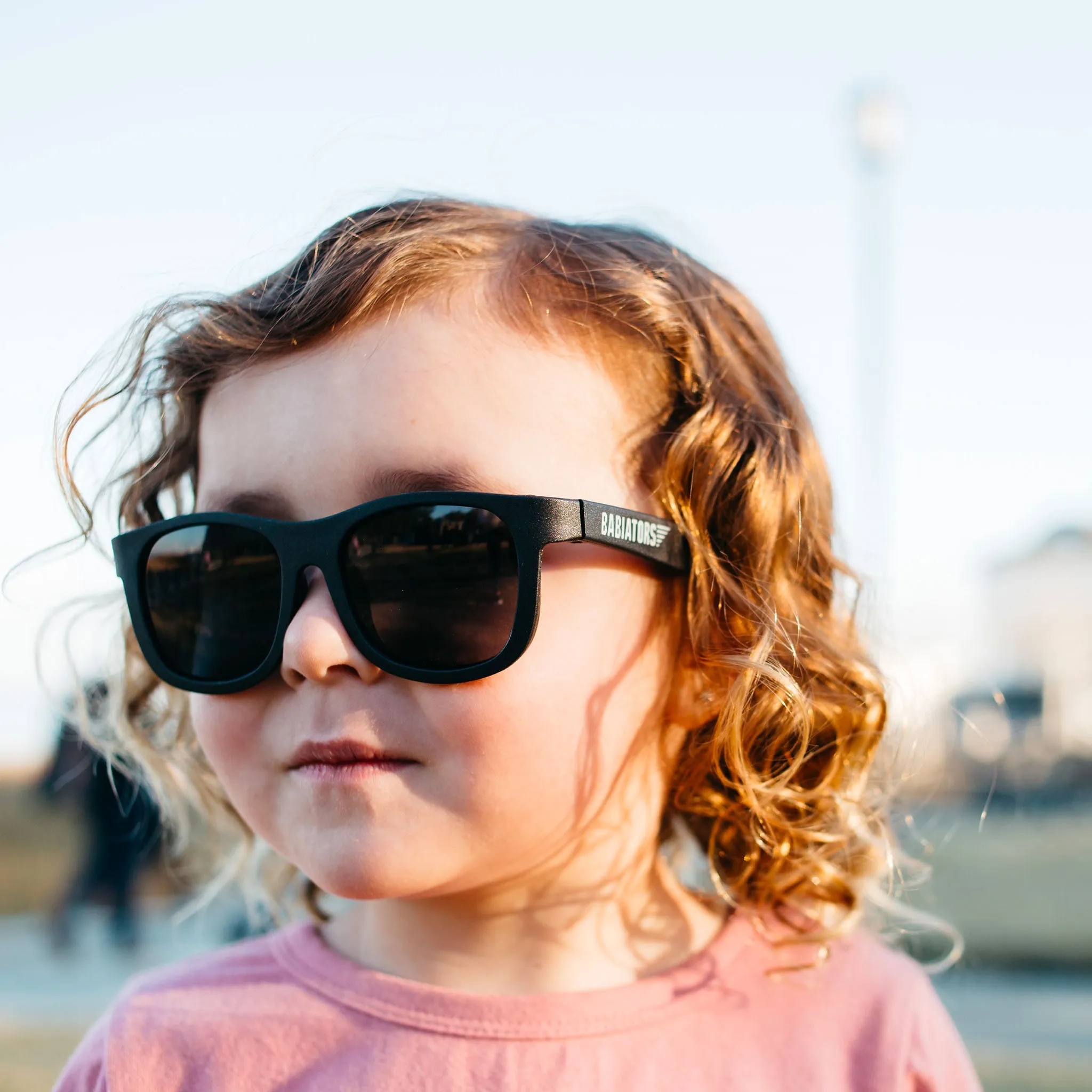 Babiators Lunette de Soleil Navigateur Noire 0-2ans