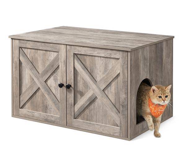 Feandrea Katzenklo-Schrank mit Türen, ca.