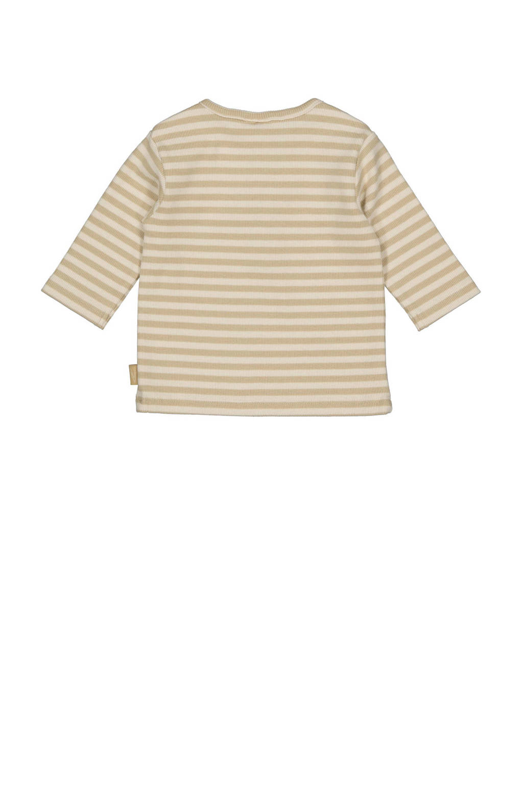 LEVV baby gestreepte longsleeve JAEL beige/wit