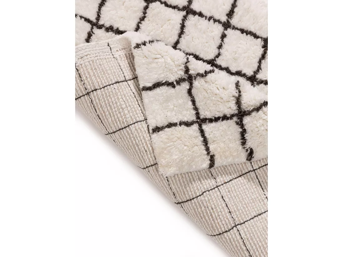 Tapis de Bain Wavu Blanc 70x120 cm