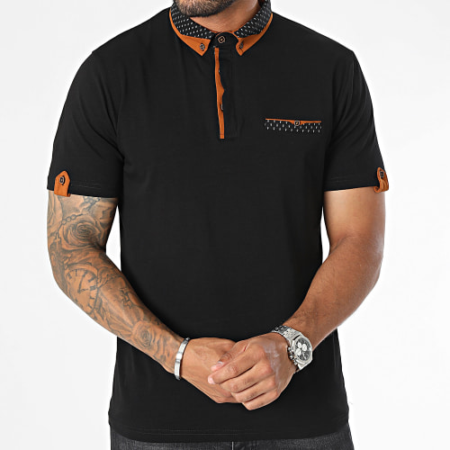 Polo Manches Courtes Noir