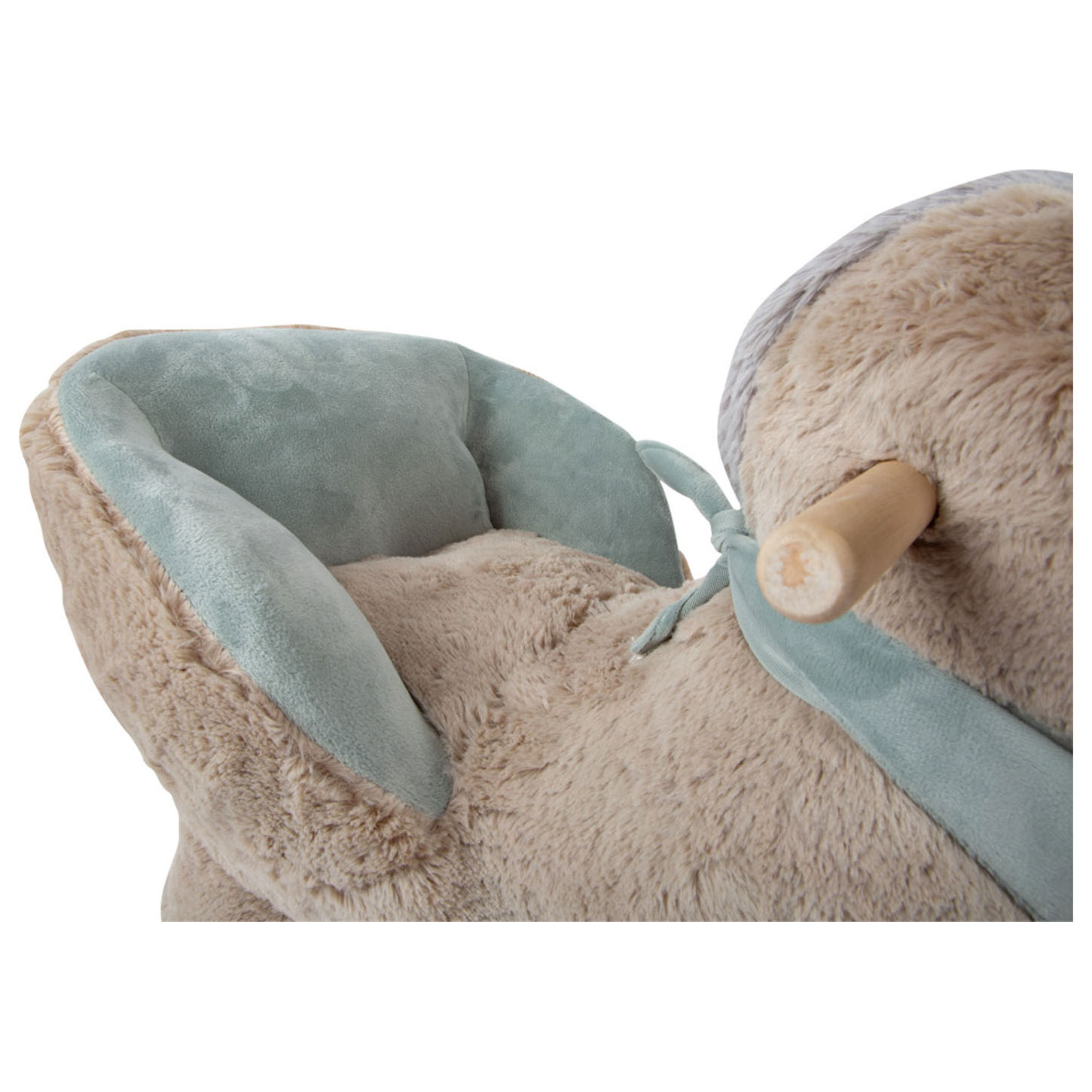 Small Foot-Houten Hobbel Ezel met Stoel
