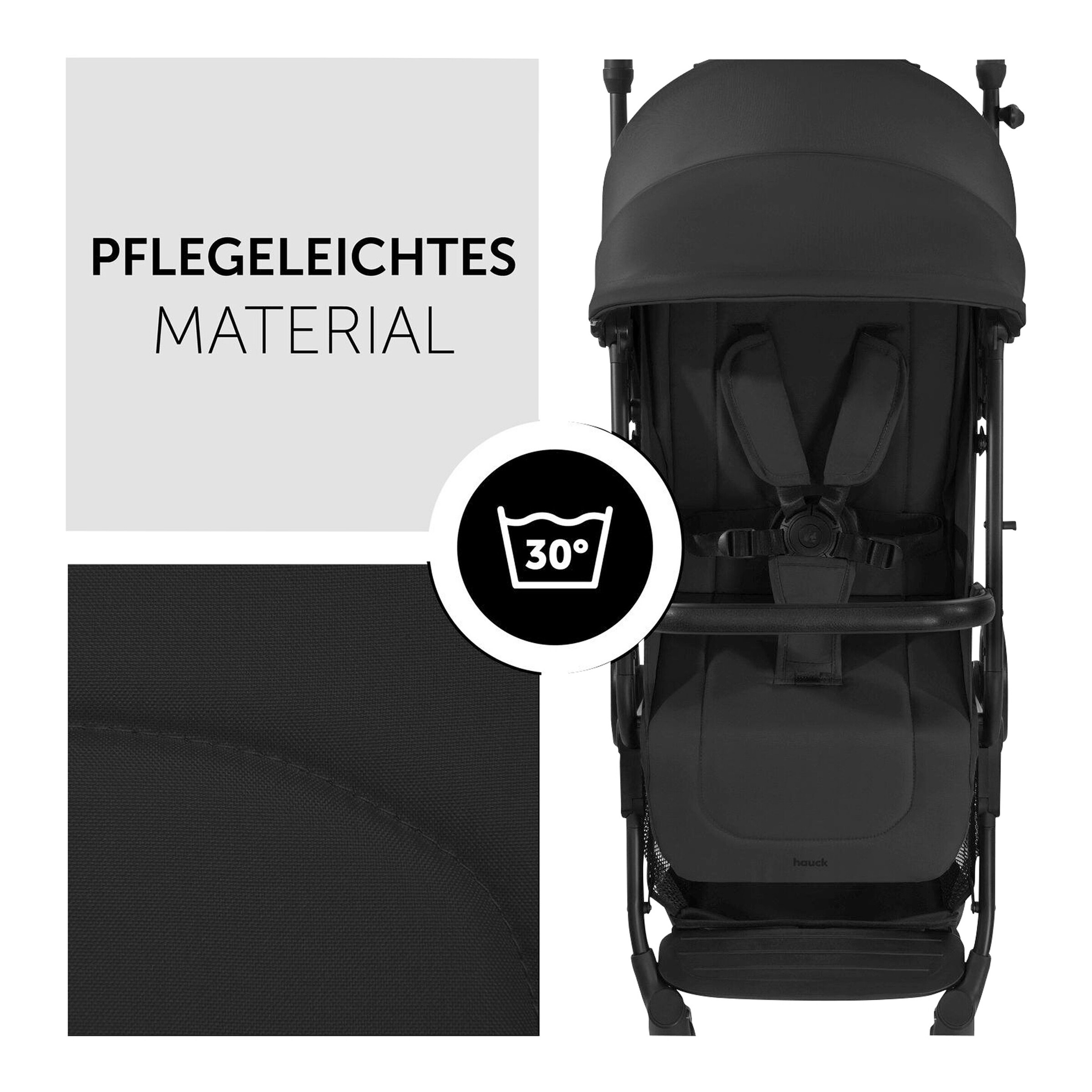 Hauck Buggy TravelNCare black