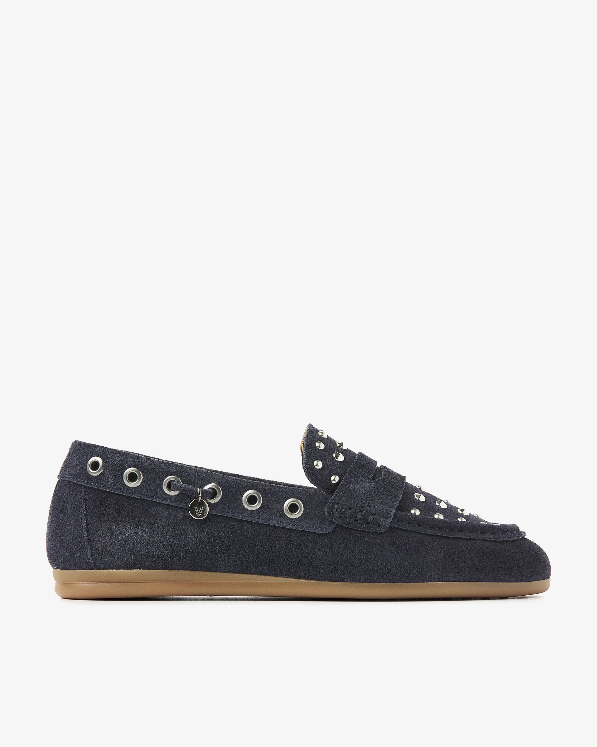 VIA VAI blauwe dames loafers June Macy
