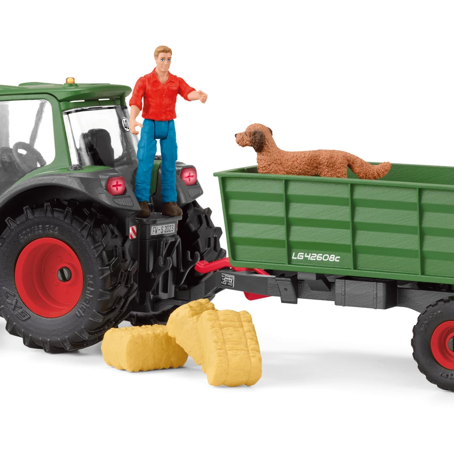 schleich® Traktor mit Anhänger 42608