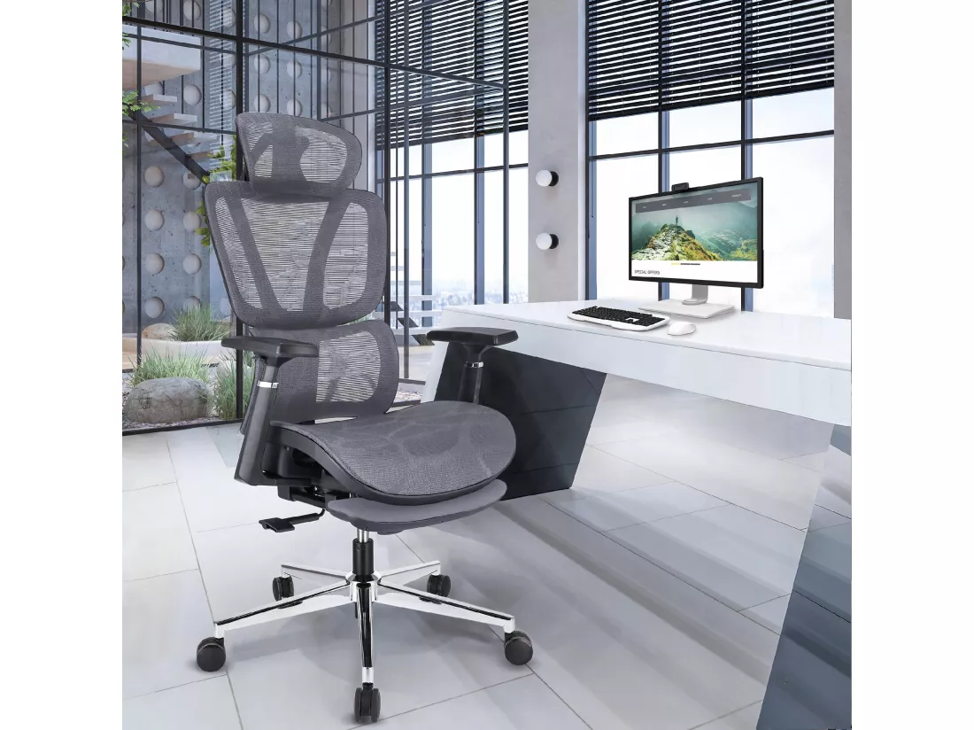 Fauteuil NEOVA gris chaise