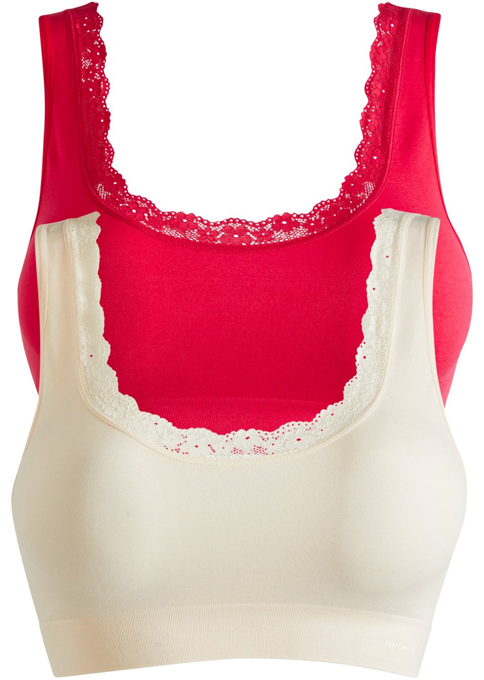 Lot de 2 brassières sans couture Feel Comfort