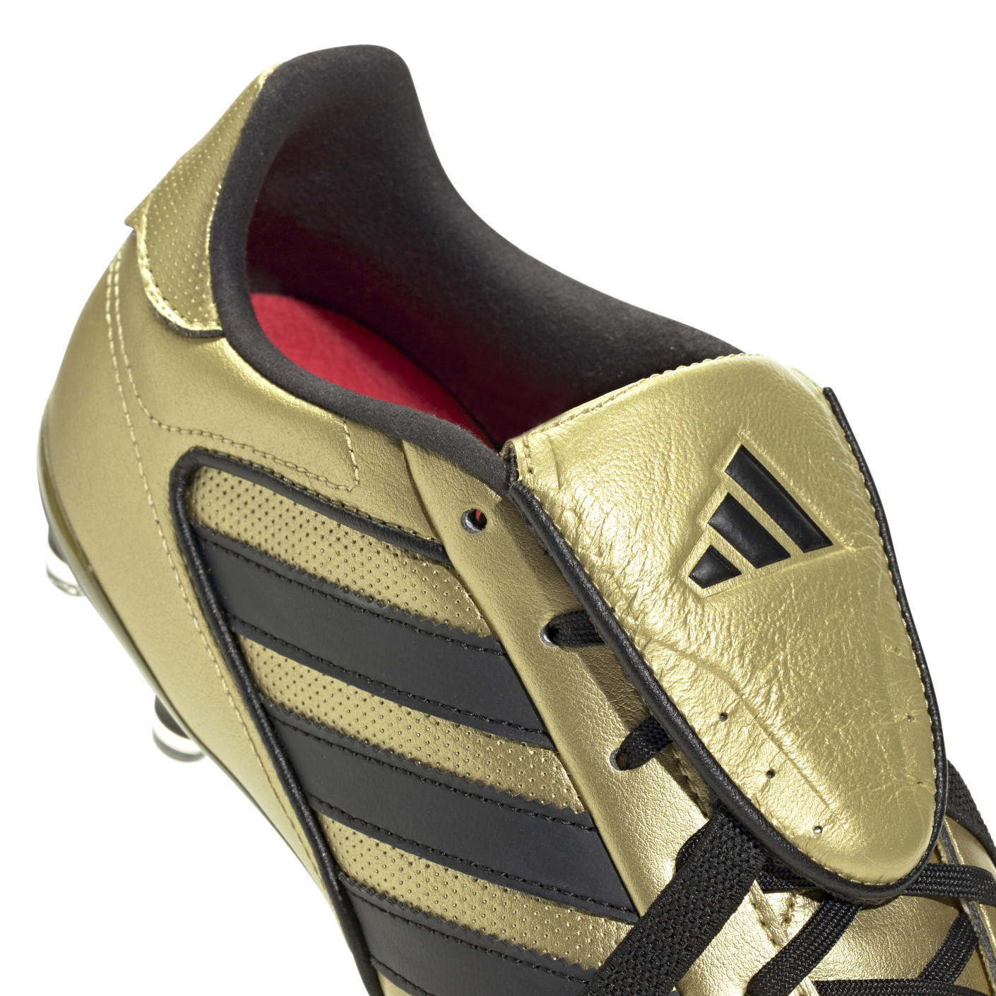 Adidas Copa Gloro II Gras Voetbalschoenen (FG) Goud Zwart Donkerrood