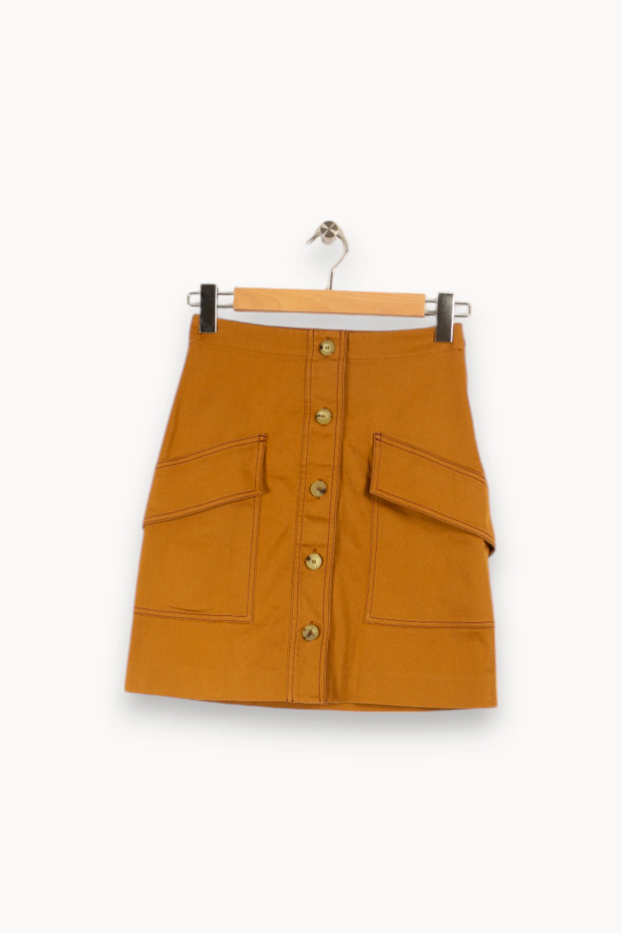 Jupe courte | Marron