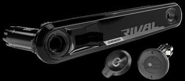 Sram - Rival AXS D1 Power Sensor Crank - Zwart - Linkshandig