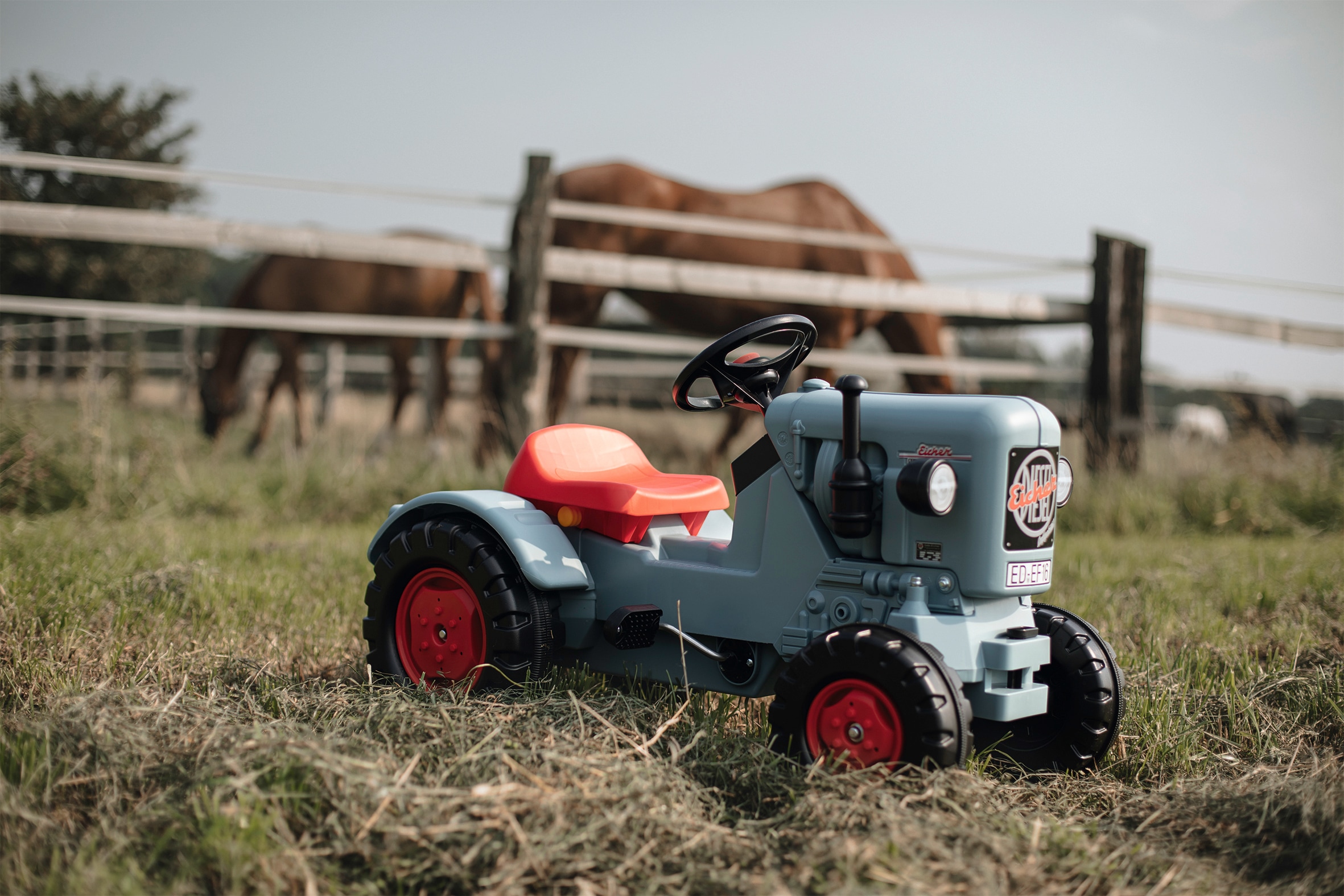 BIG Trettraktor »Eicher Diesel ED 16« BxTxH: 46x54x88 cm