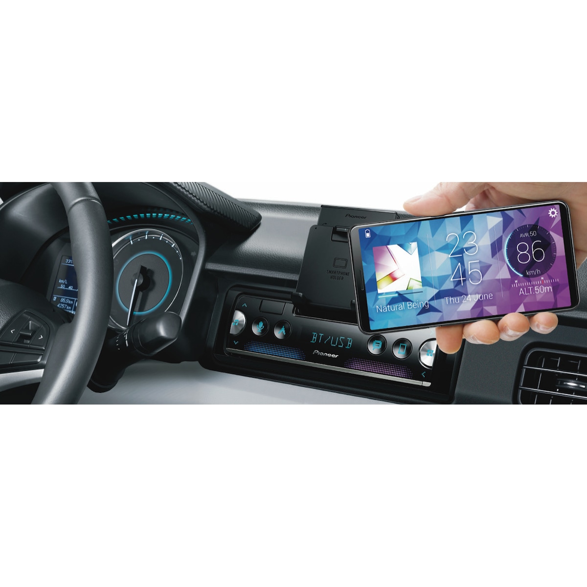 Pioneer SPH-10BT Smartphone receiver med Bluetooth