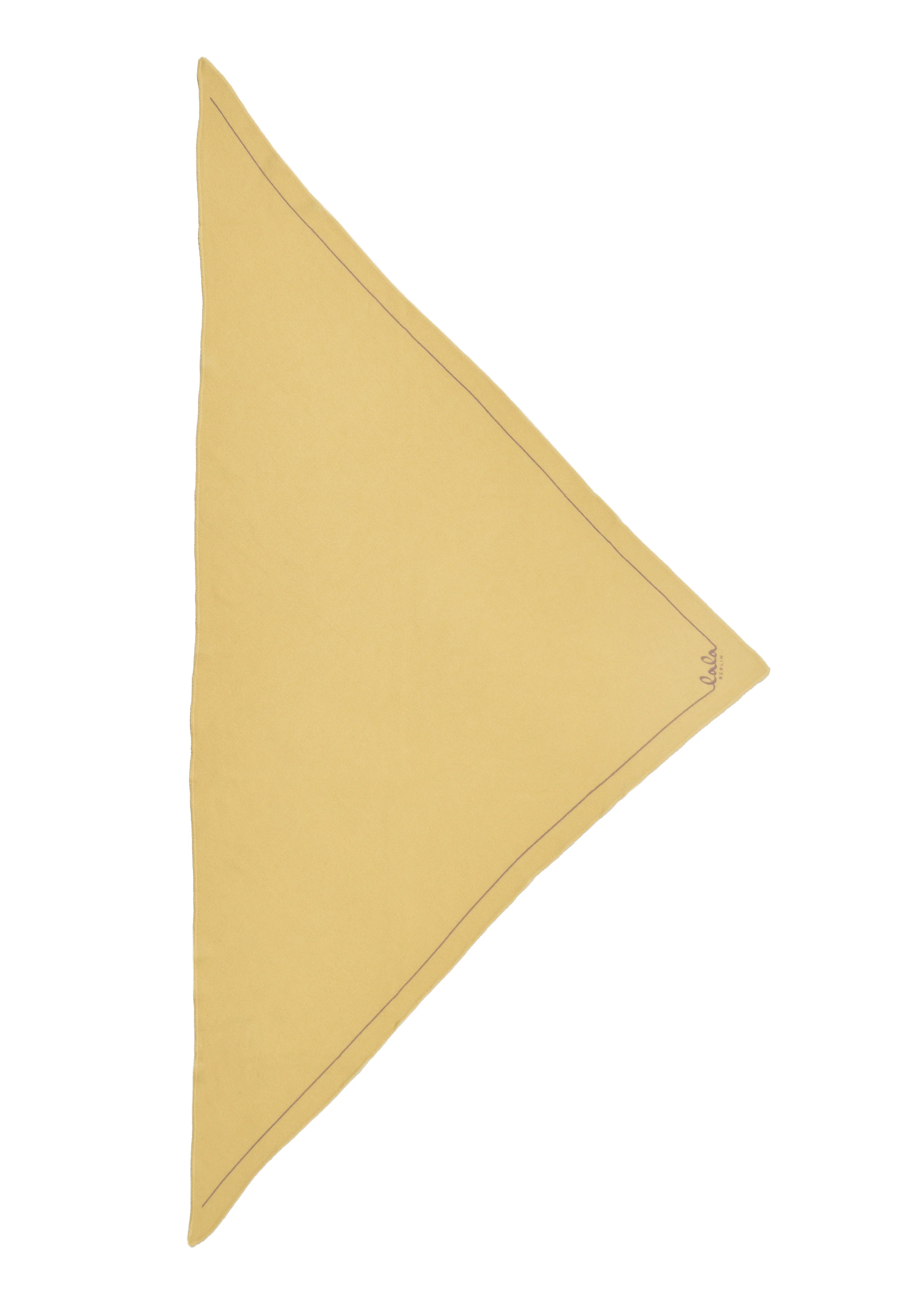 Lala Berlin  Triangle Trinity Solid M tørklæde - Camomilla