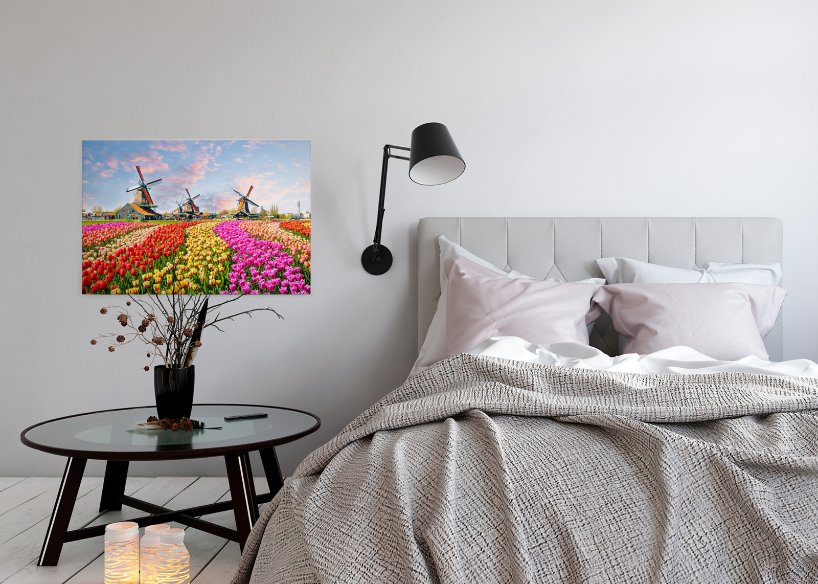 Leinwandbild ZAANSE SCHANS - bunt - 90x60 cm