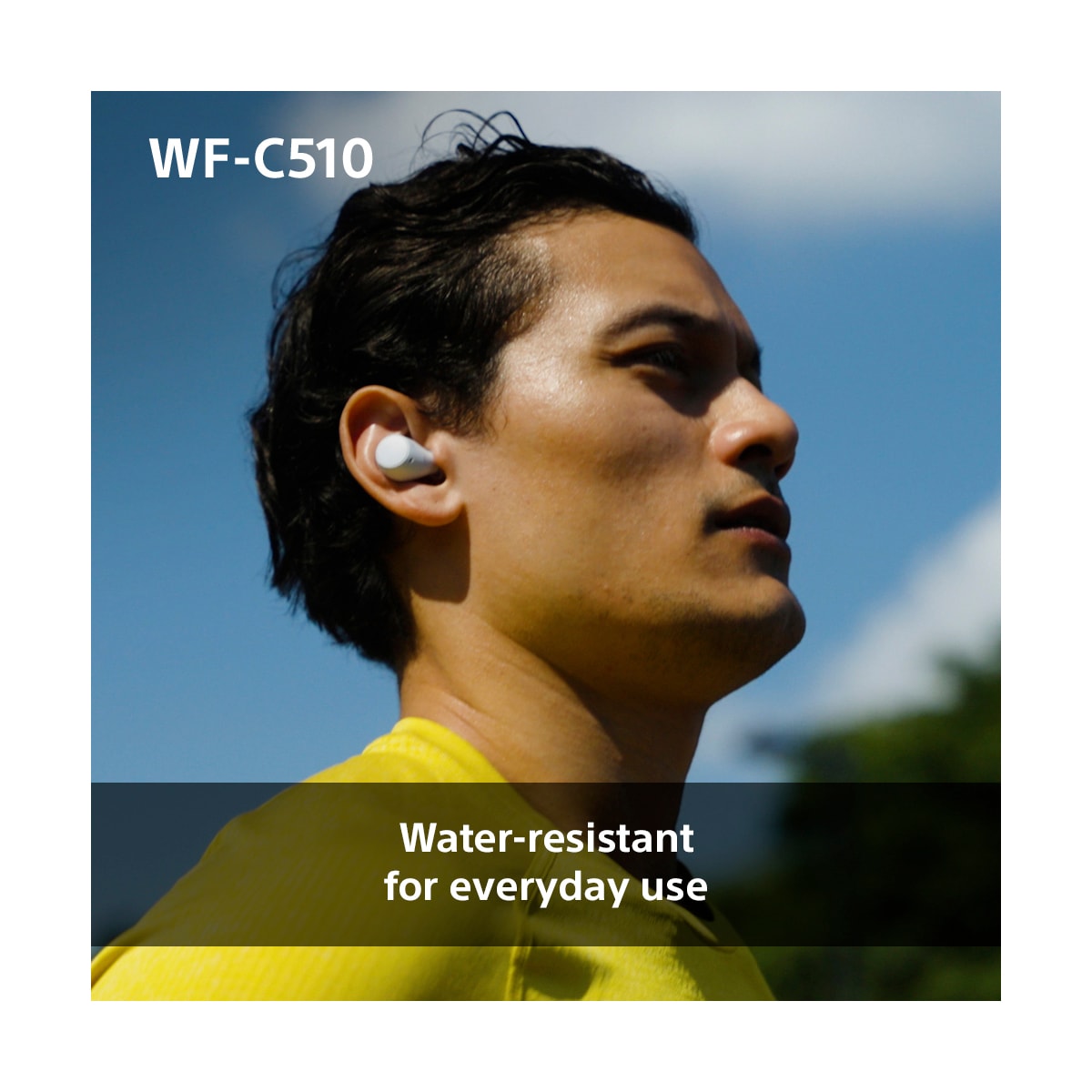 Sony WF-C510 helt trådløse in-ear hodetelefoner (hvit)