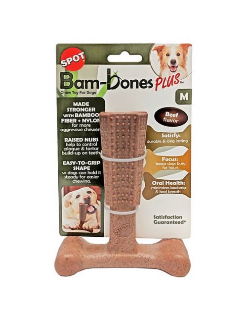 Spot Bam-Bones Plus Easy Grip Rund - Veilig Hondenkauwbot