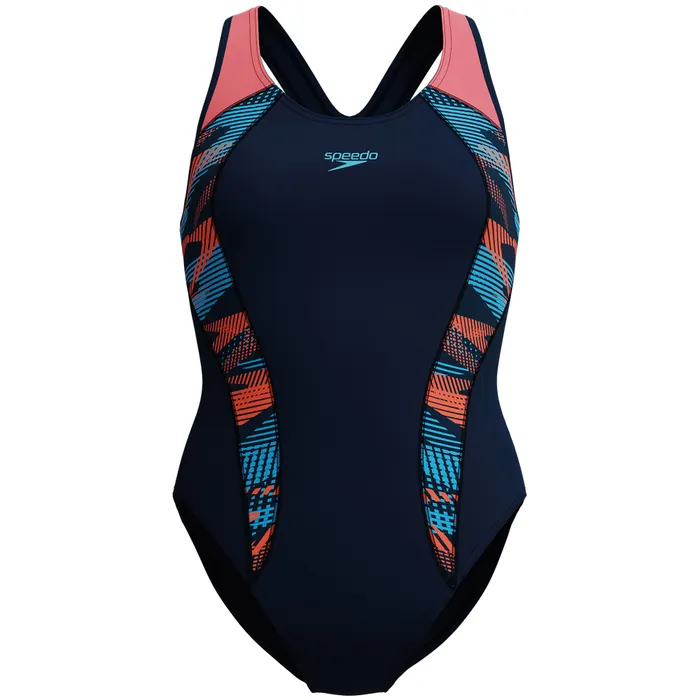 Speedo ECO+ Placement Laneback Badpak Dames