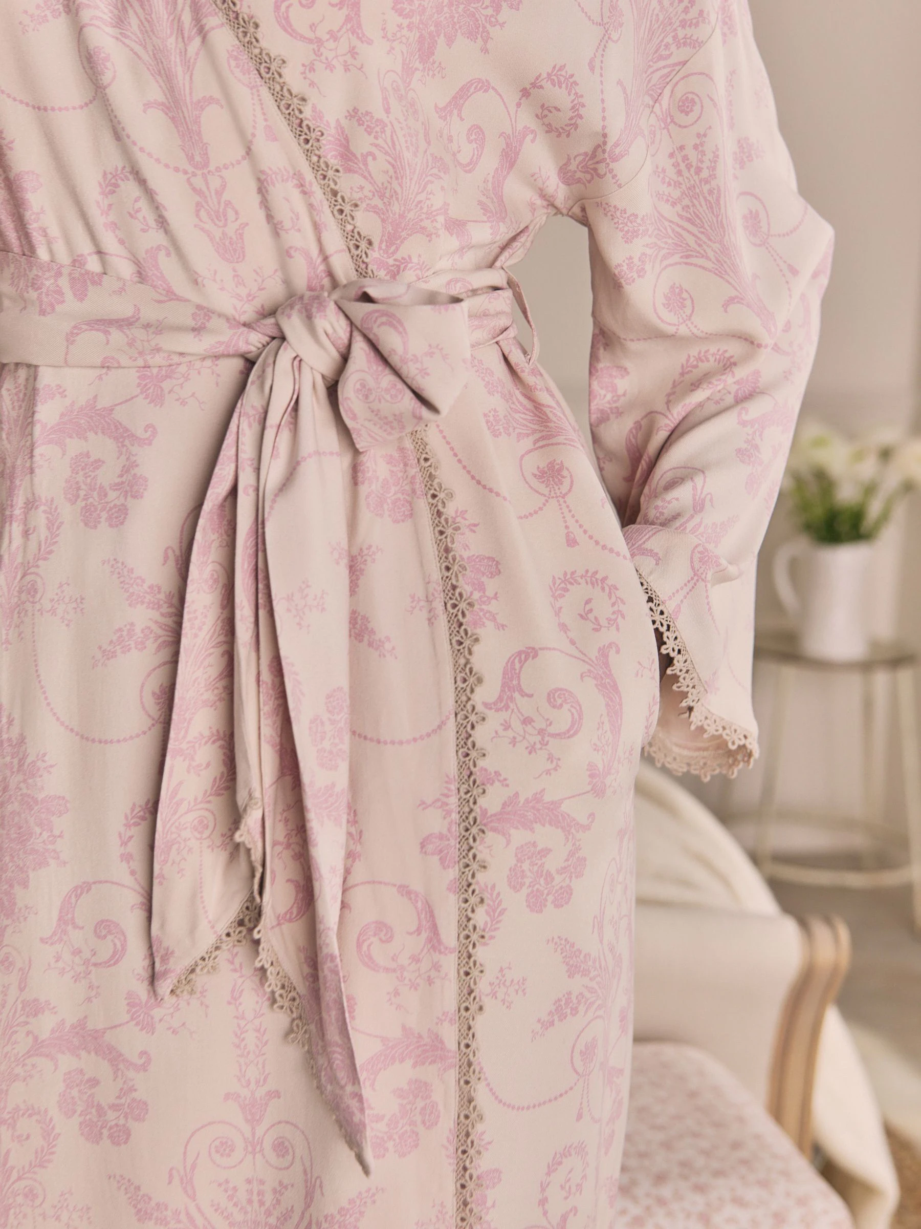 Lichtpaars - Laura Ashley Josette badjas
