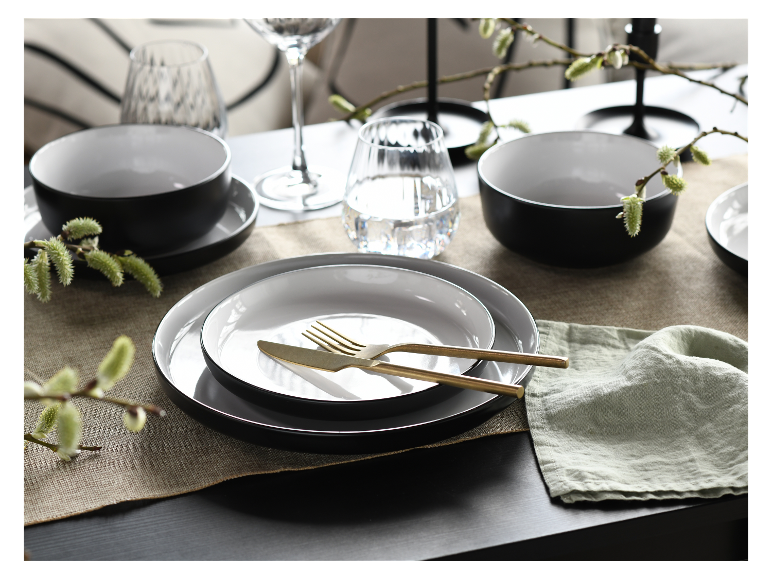 Serviesset Nordic Cool Black