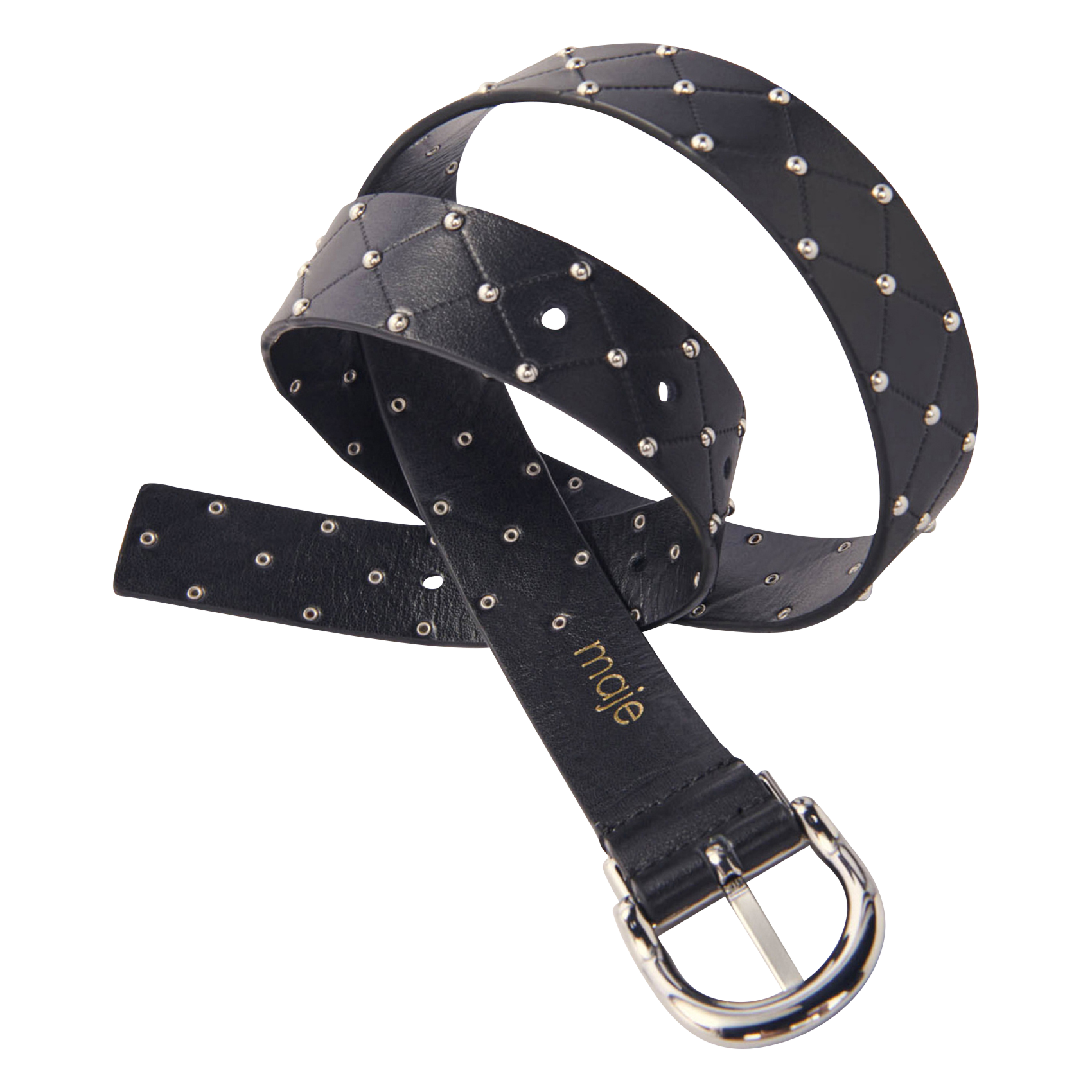 Ceinture en cuir | Noir