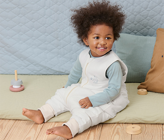 Schlafsack mit Beinen, 2,5 TOG, 90 cm