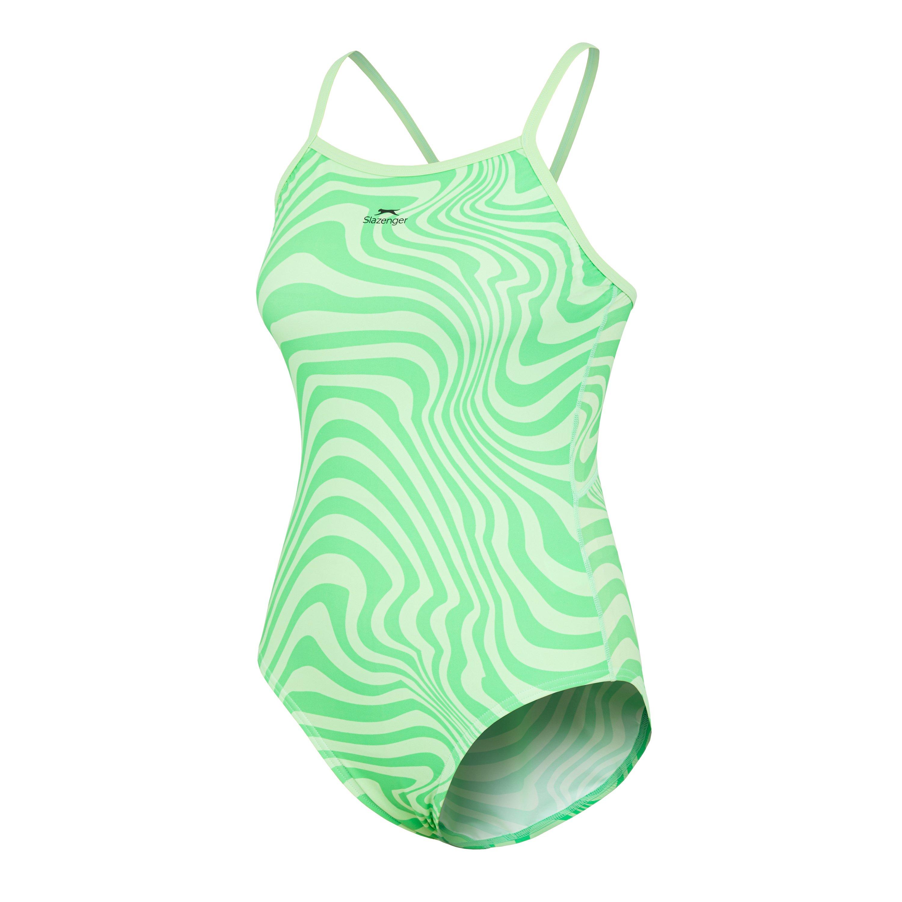 Slazenger Thinstrap One Piece Swimsuit Womens