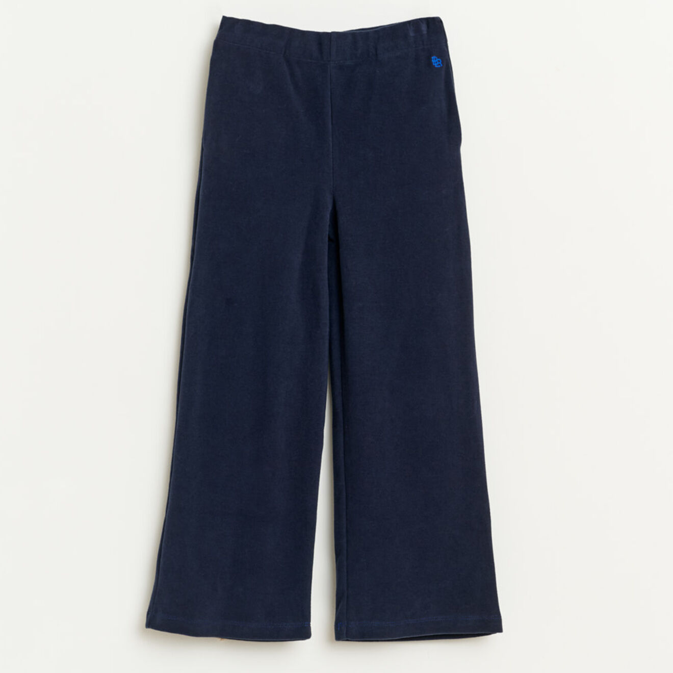 Bellerose Pantalon évasé Fiona en Coton bleu marine