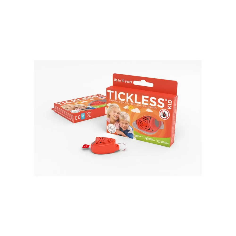 Tickless flåtbeskyttelse til børn - orange