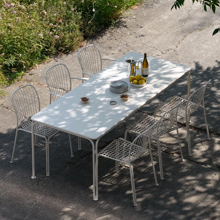 &Tradition - Thorvald SC99 Gartentisch, 220 x 90 cm, bronze green