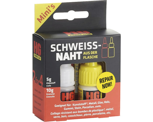 HG Power Glue Superlijm Las uit een Fles 5 g lijm en 10 g korrels