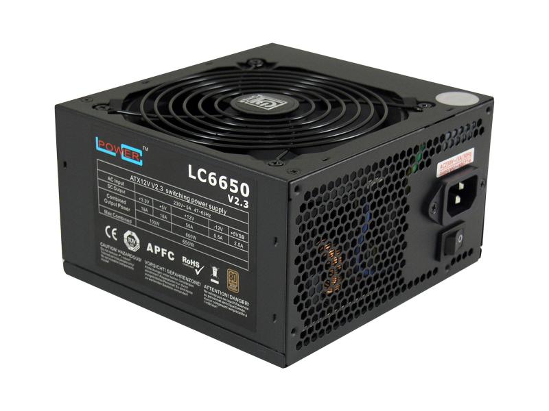LC-Power Netzteil LC6650 V2.3 650 W 650 W ATX-Netzteil