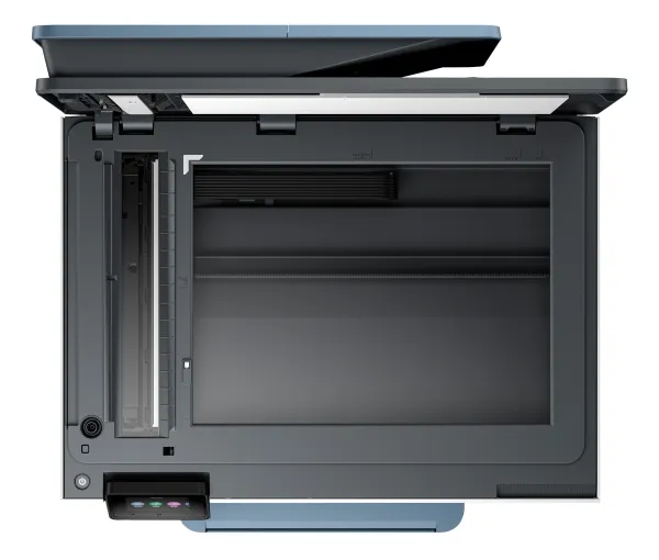 HP Officejet Pro 8125e All-in-One - Multifunktionsprinter - farve - blækprinter - Legal (216 x 356 mm) (original) - A4/Legal (medie) - op til 12 spm (kopiering) - op til 20 spm (udskriver) - 225 ark - USB 2.0, Wi-Fi(ac), LAN - mørk surf blå
