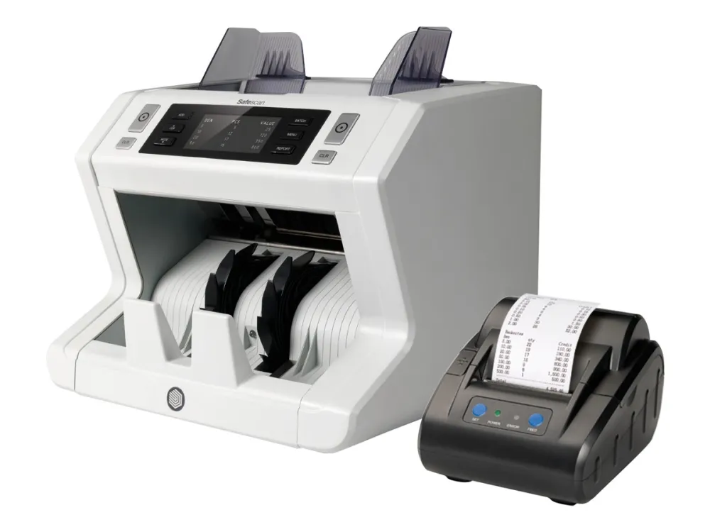 Safescan TP-230 - Etiketprinter - termisk linje - Rulle (5,8 cm) - 203 dpi - op til 60 mm/sek. - USB, seriel - sort