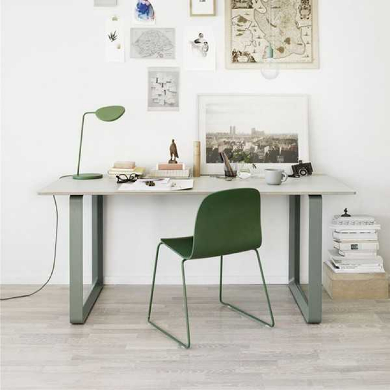Muuto Visu Sled gestoffeerde stoel steelcut trio 133 / grijs
