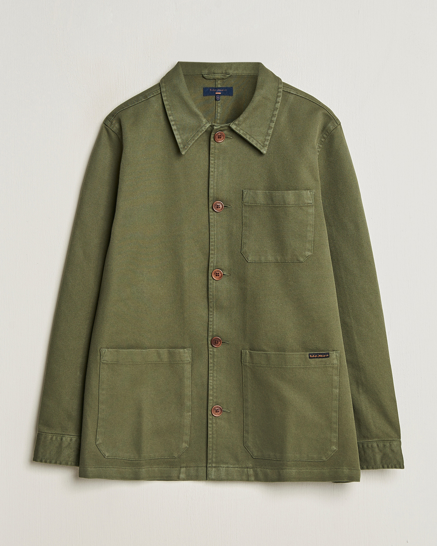 Nudie Jeans Barney Worker Overshirt Olive