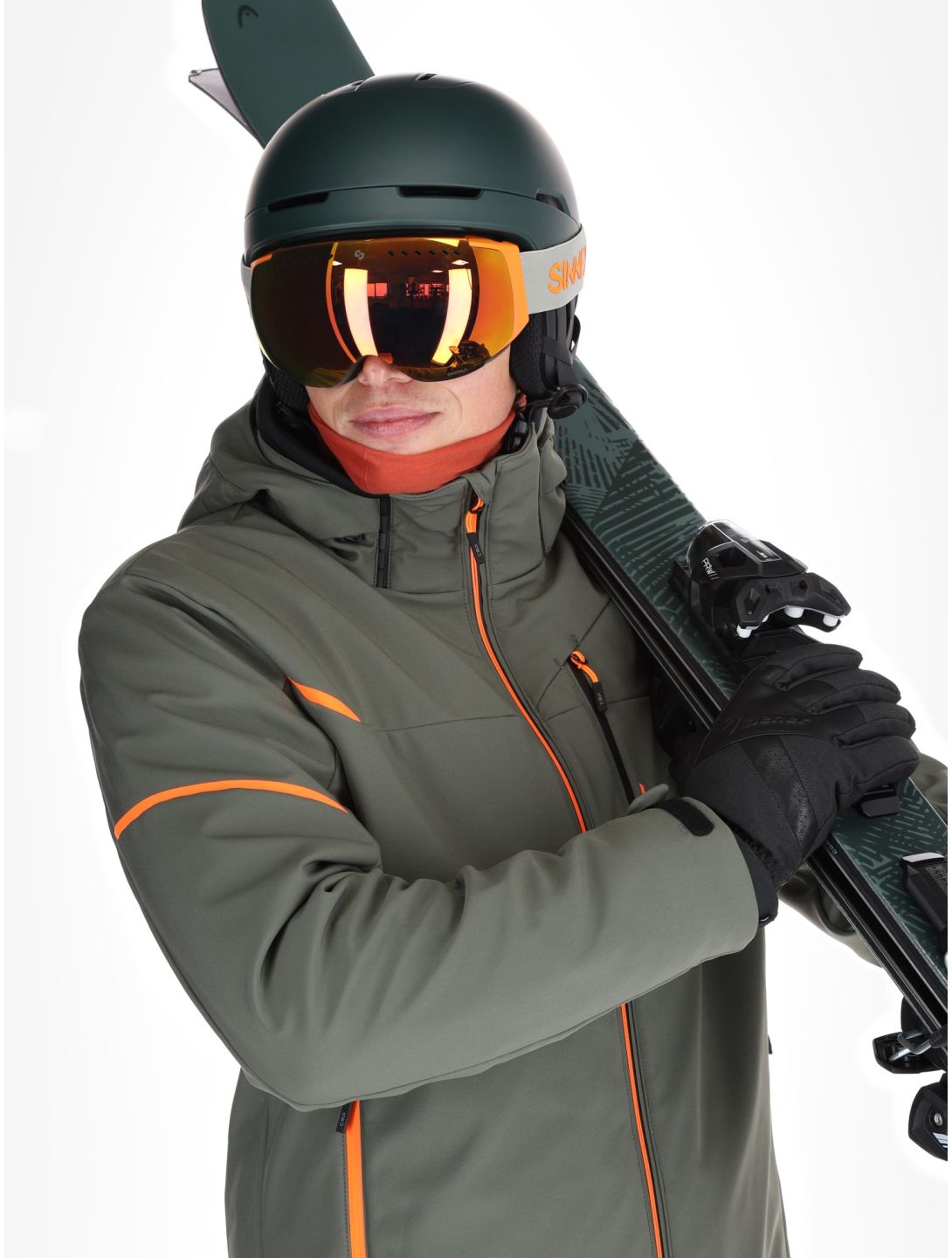 33W0897 softshell ski-jas heren