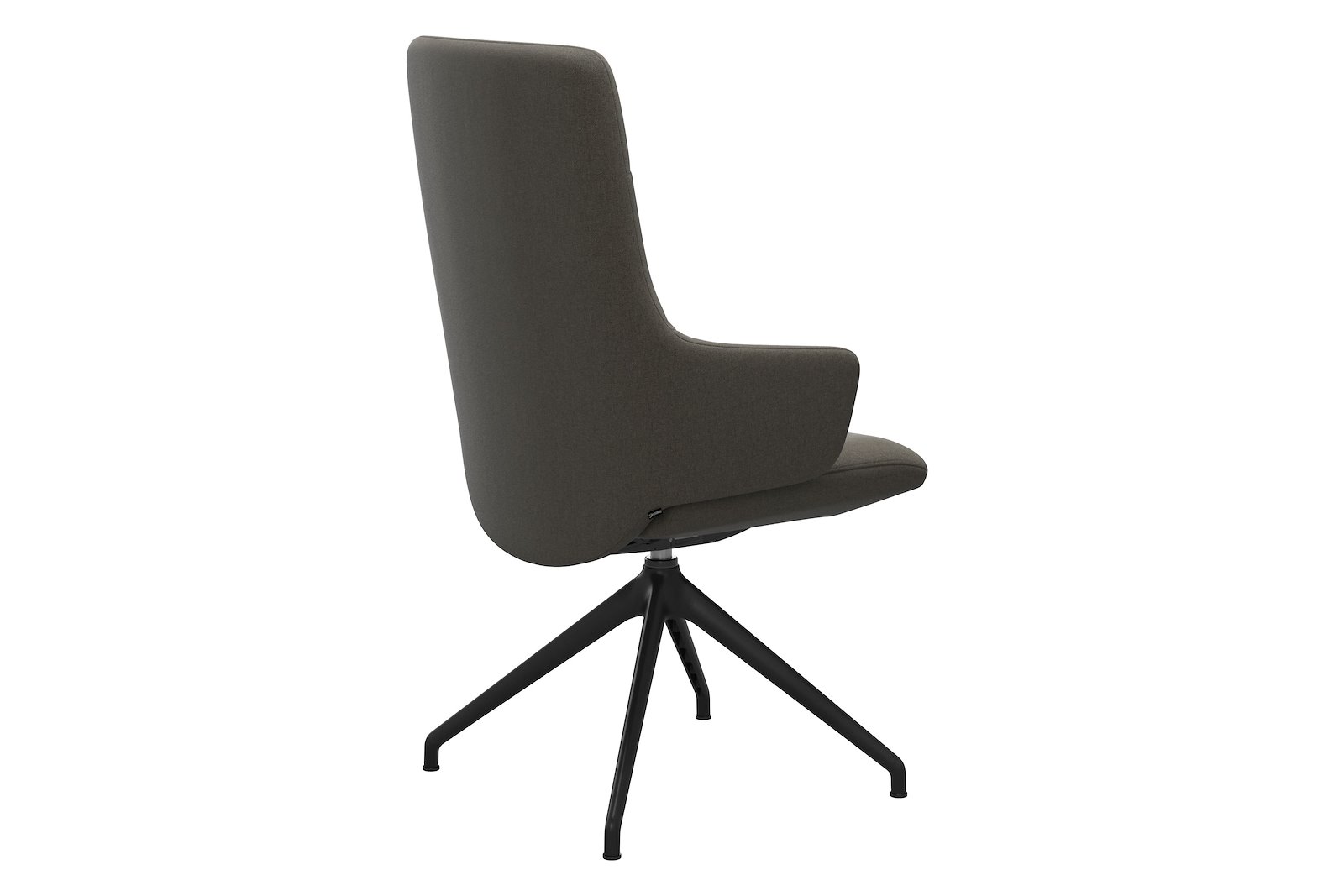 Chilli spisestol Tekstil Tulip - Green - Sort