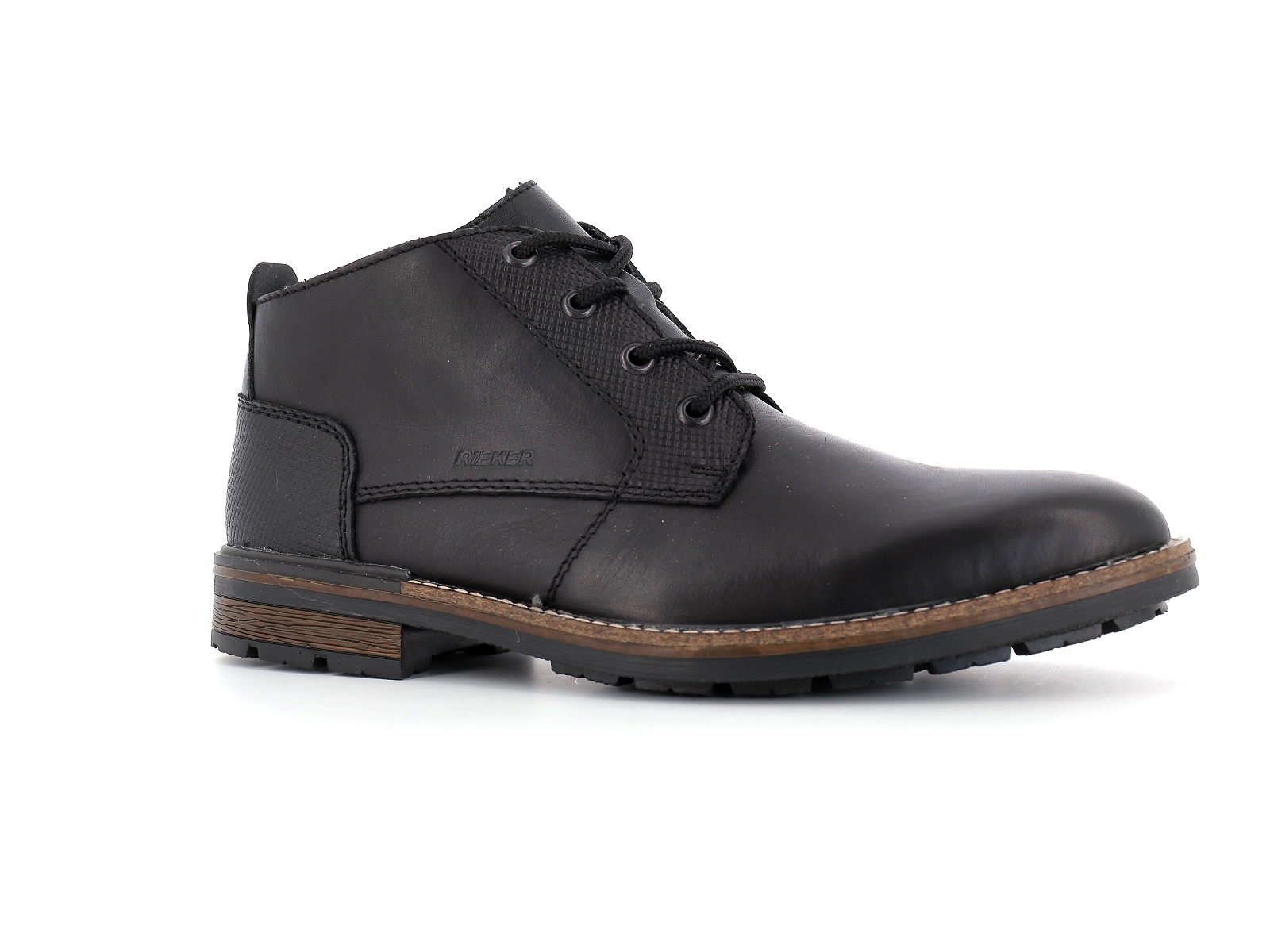 Rieker-B1322 Cuir Noir