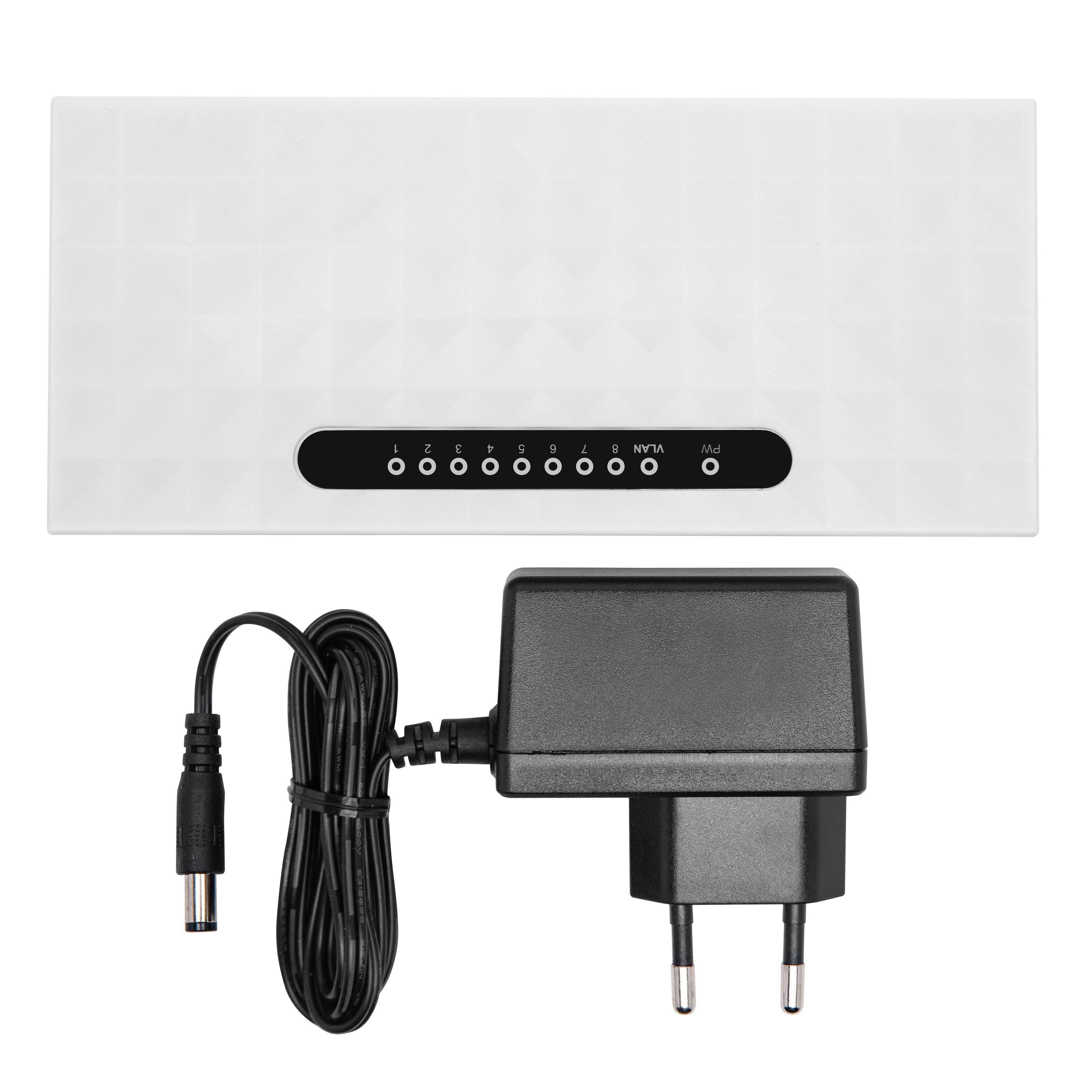 Plexgear CA104 Gigabitswitch 8-porter Gen.2