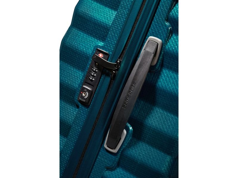Samsonite Koffer Lite-Shock Spinner 81 Blau Reisekoffer