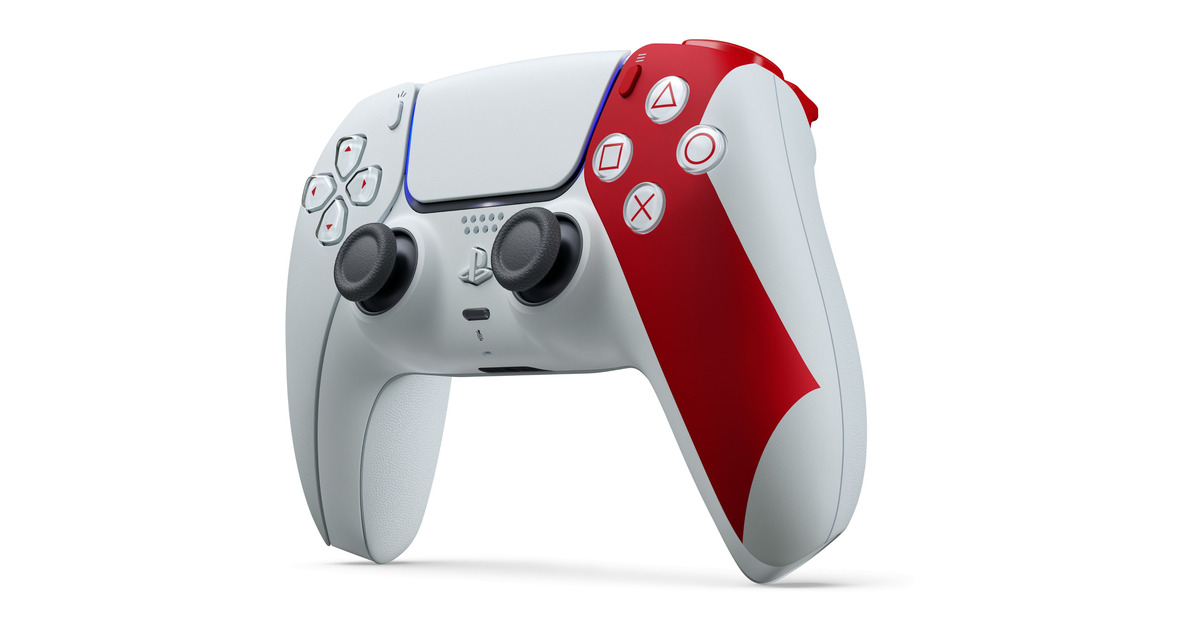 SonyDualSense Draadloze Controller - God of War 20th Anniversary Limited Edition  (Grijs/donkerrood)