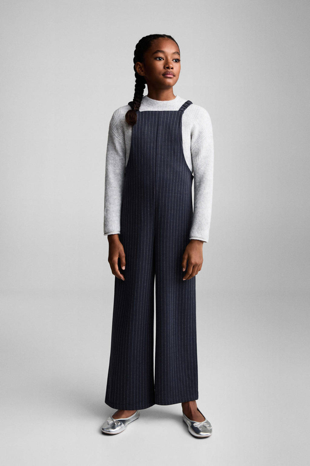 Mango Kids tuinbroek blauw