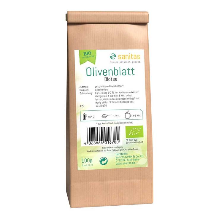 Olivenblatt Biotee, 100 g