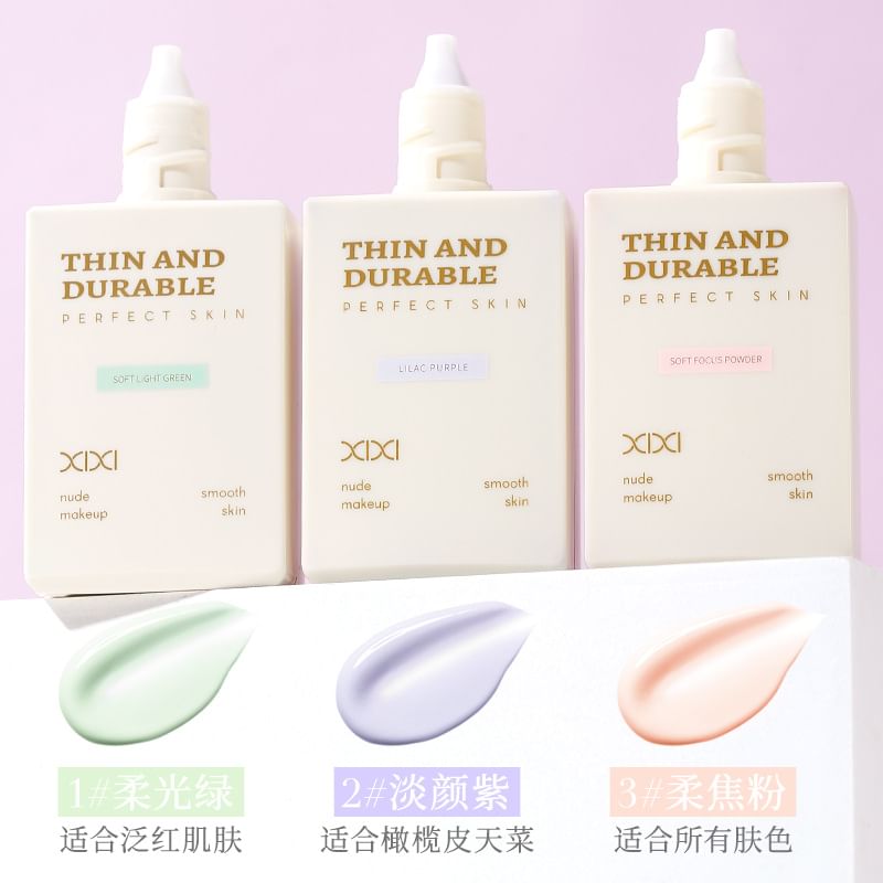 xixi - Dunne en duurzame perfecte huid make-up primer - 3 kleuren