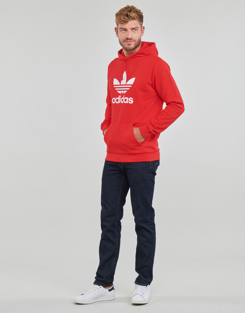 adidas Originals - TREFOIL HOODY - rouge vif