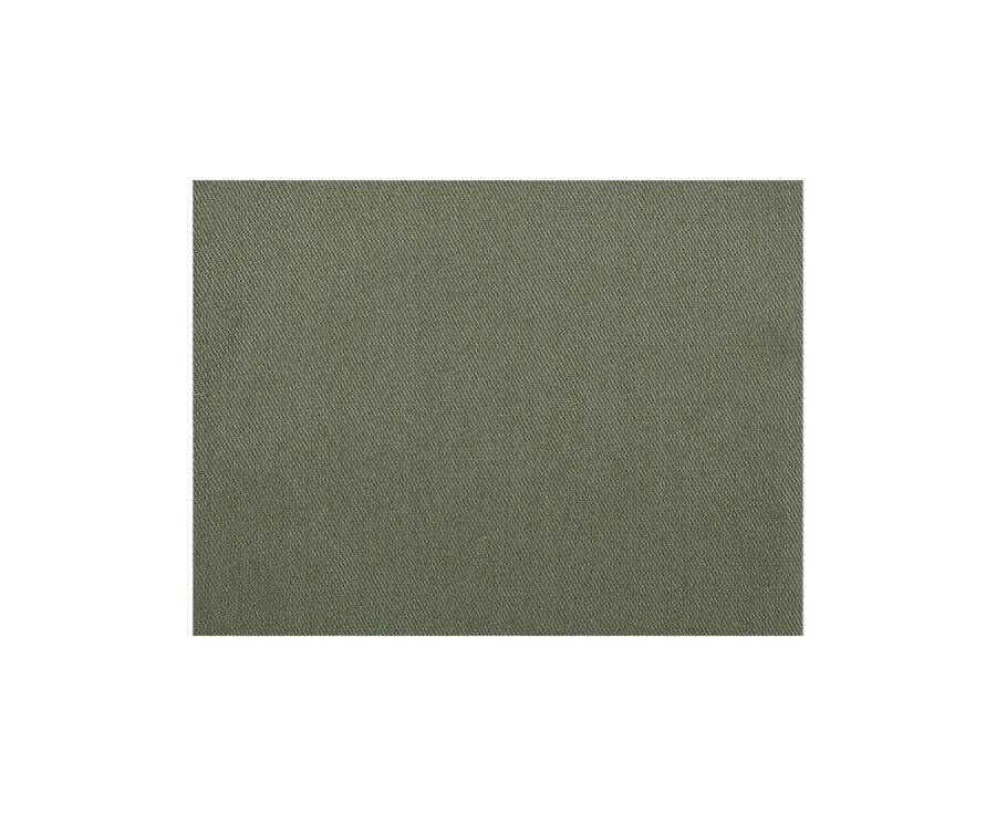 Chemise Vert Army 100% coton - Col américain - MEDWIN