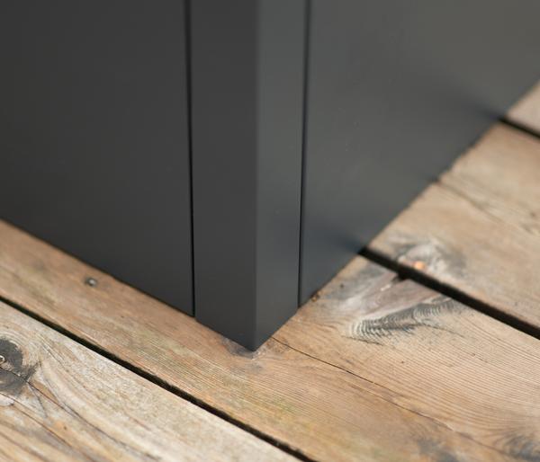 Westmann Metall-Pflanzkasten Talus, anthrazit
