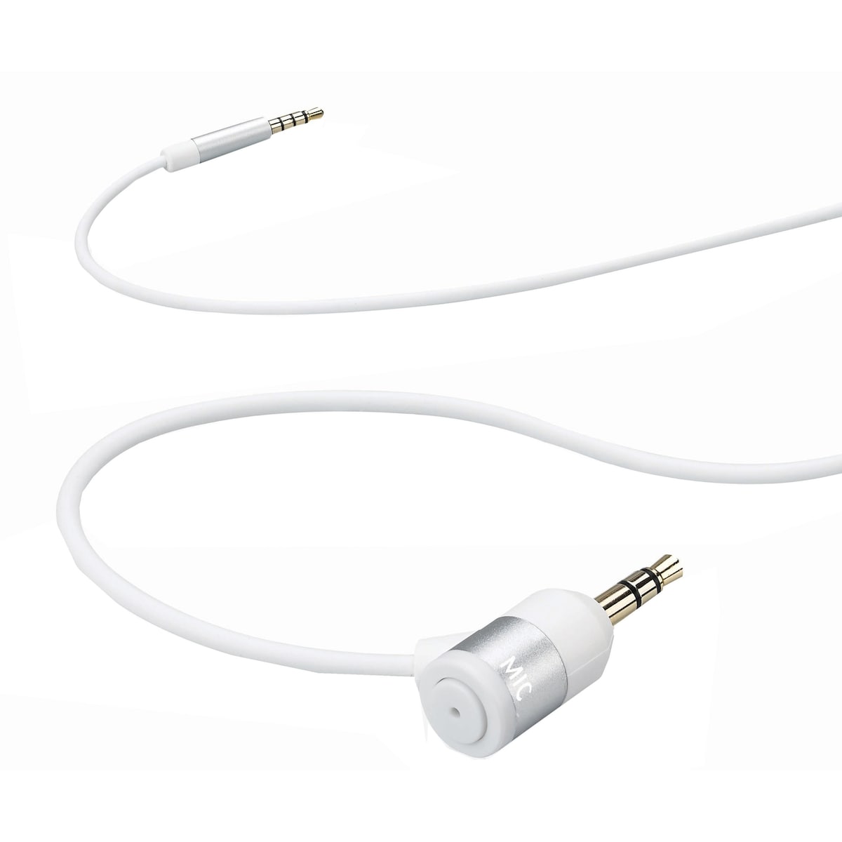 Sandstrøm AUX handsfree-kabel (hvit)
